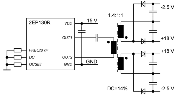 Schematic - Infineon Technologies EVAL-2EP130R-PR Evaluation Board